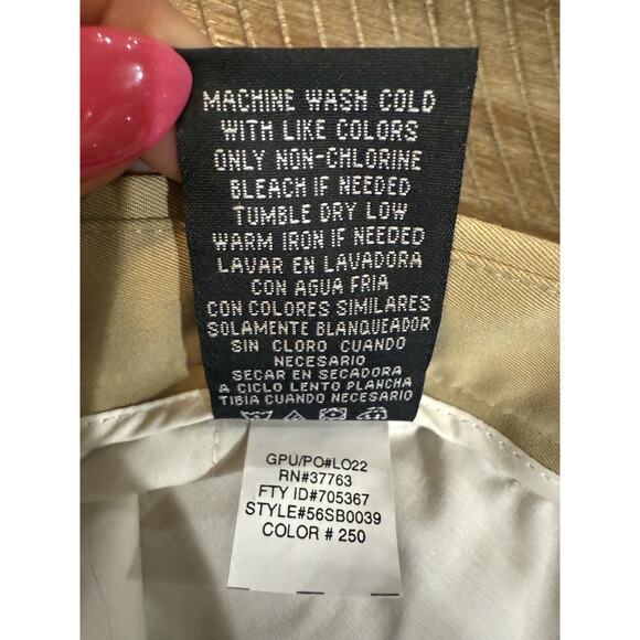 NWT Perry Ellis Portfolio 9” Shorts Mens Size 36 Pleated Front Beige Khaki NEW - Picture 10 of 12